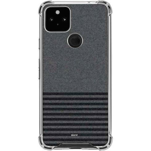 Black and Grey Stripes Pixel Cases